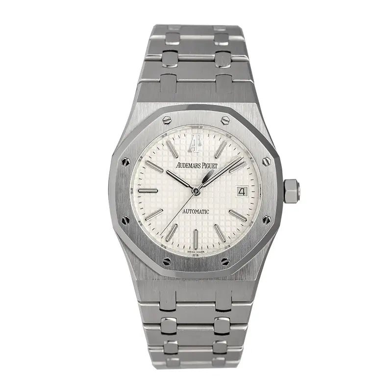 Full view - AP Royal Oak 39mm Steel White Dial Watch 15300ST.OO.1220ST.01