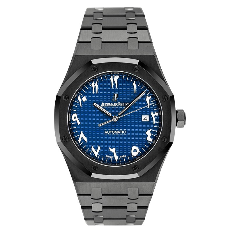 Audemars Piguet Royal Oak 41mm Custom Black PVD with BlueIndic Dial