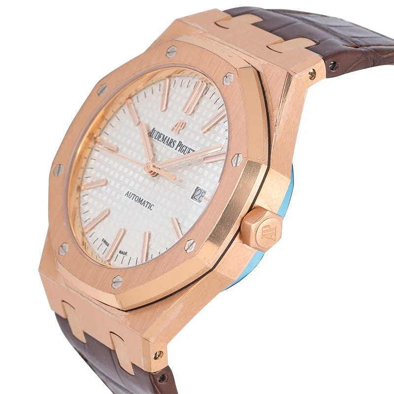 Side view of AP Royal Oak 41mm Rose Gold 15400OR.OO.D088CR.01