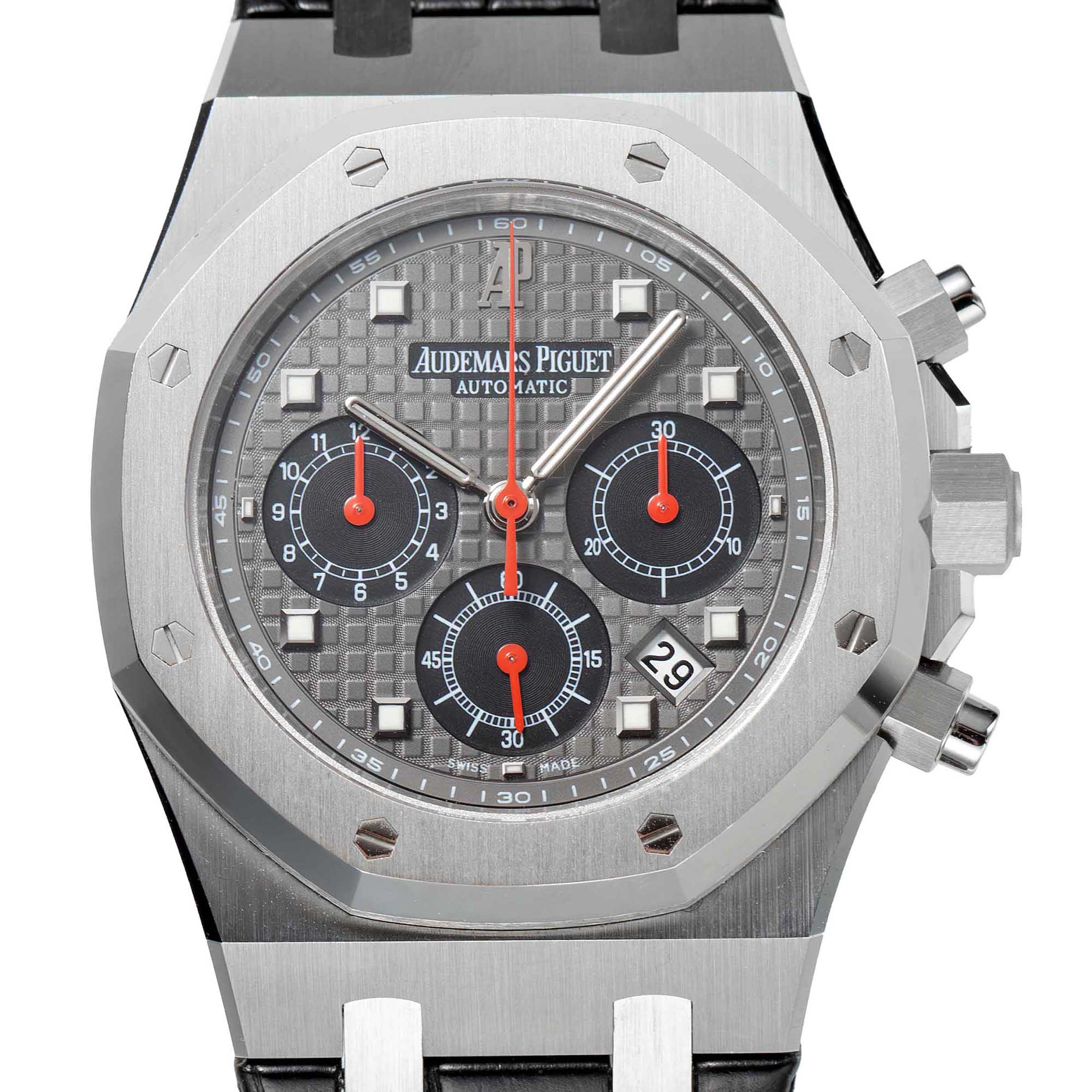 Close up of Audemars Piguet Royal Oak Chronograph Dubail Limited Edition