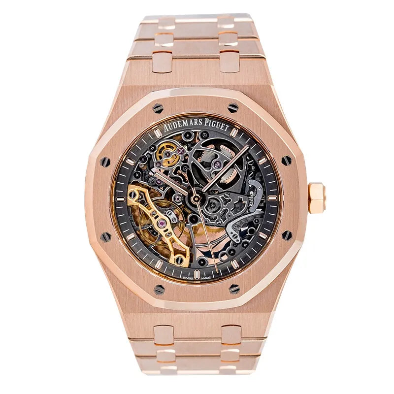 Audemars Piguet Royal Oak Double Balance Wheel Openworked Rose Gold 15407OR.OO.1220OR.01