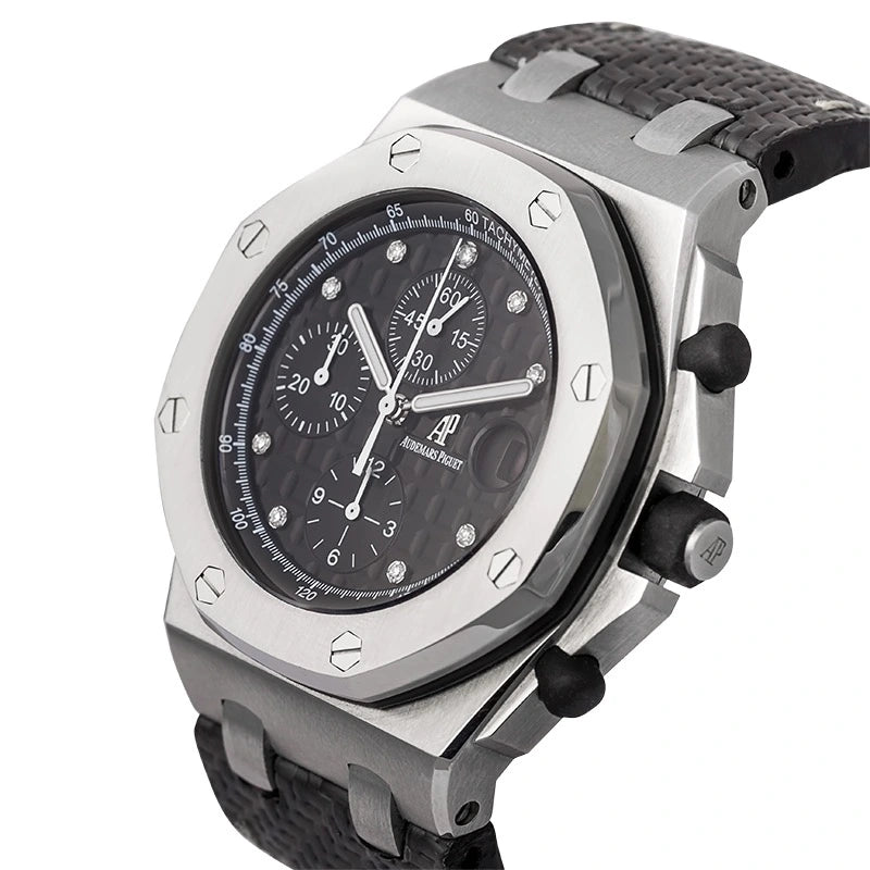 Side view of AP Royal Oak Offshore 42 Steel with Custom Dial 26470ST.OO.A101CR.01