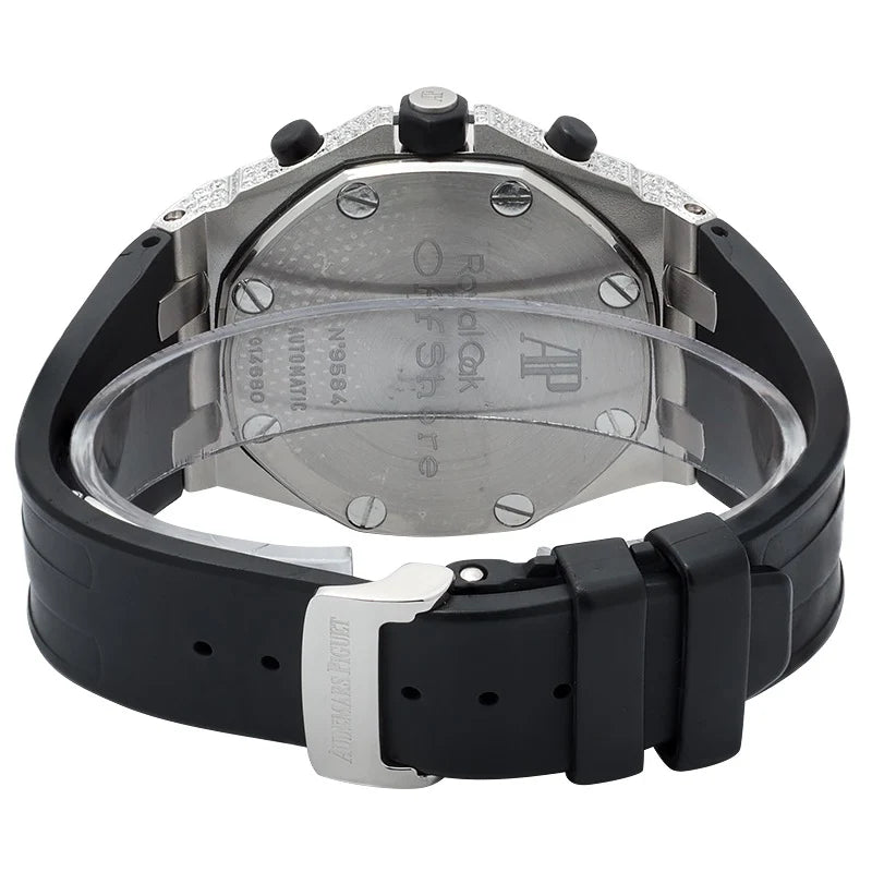 Back case view of AP Royal Oak Offshore 42mm 25940SK.OO.D002CA.01