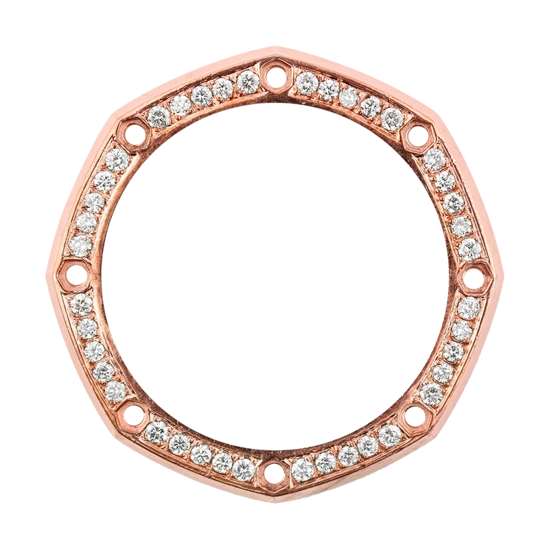 Audemars Piguet Royal Oak Offshore 42mm Rose Gold Finish Diamond Set Custom Bezel
