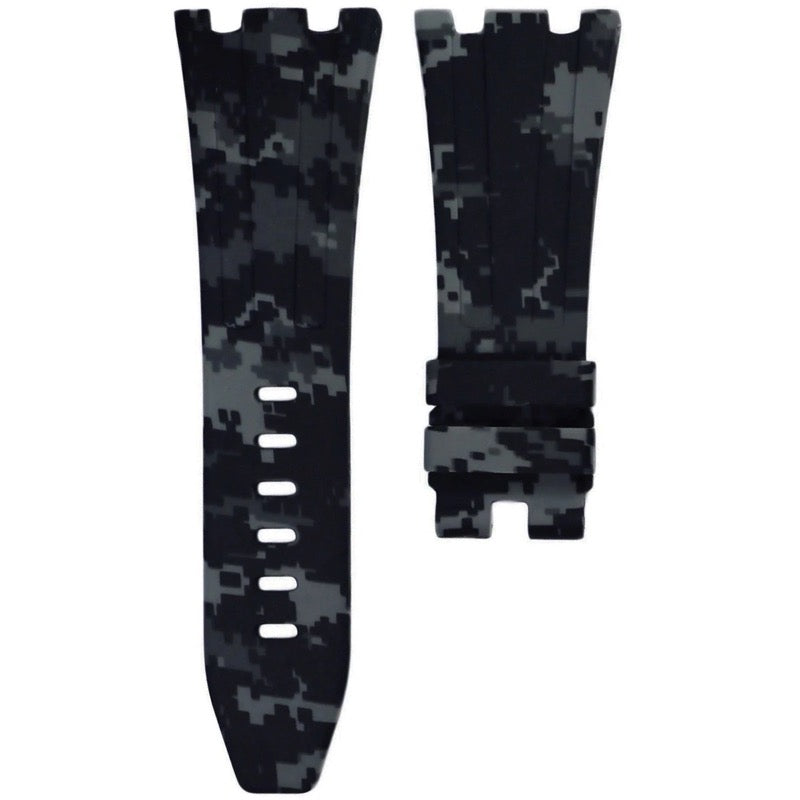 Horus Rubber Strap for AP Royal Oak Offshore 42 (Buckle) - Graphite Digi Camo