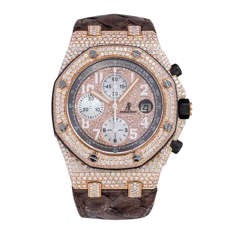Audemars Piguet Royal Oak Offshore Rose Gold Custom Diamond Set