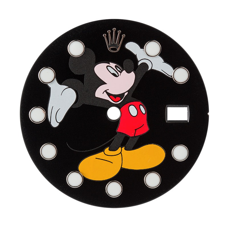 Custom Black Mickey Mouse Dial for Rolex GMT-Master II