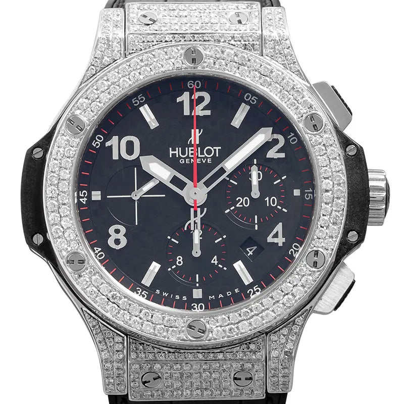 Hublot Big Bang 44mm Custom Diamond Set with Black Dial