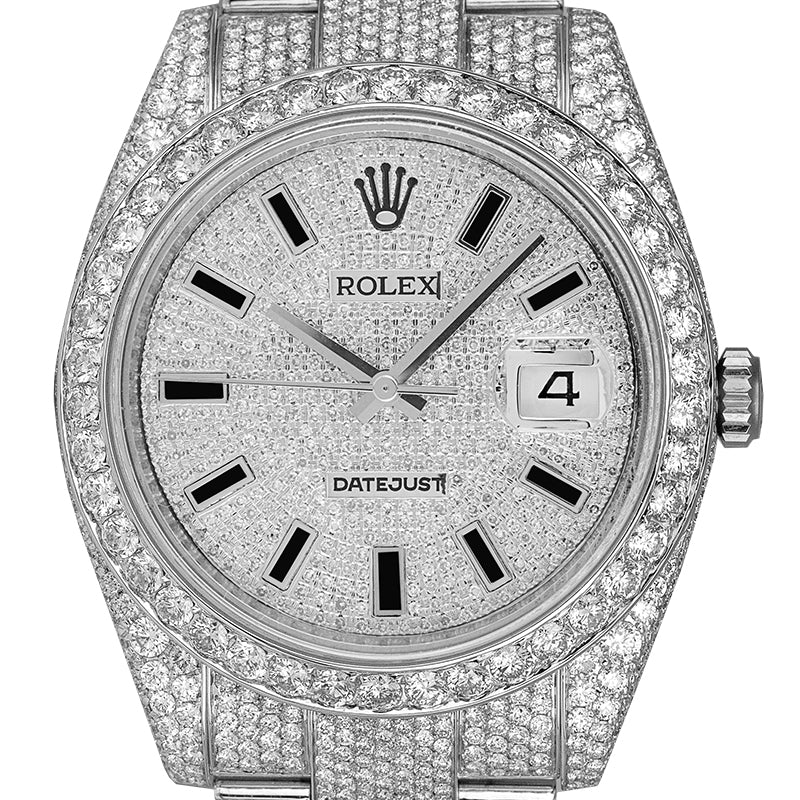 Custom Diamond Set Rolex Datejust 41 116300