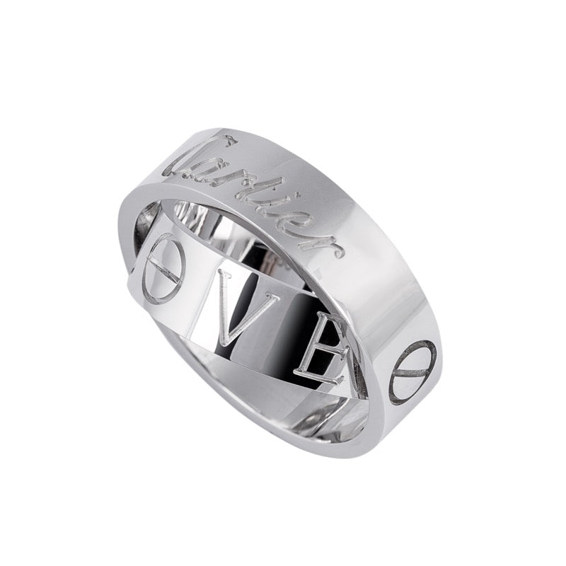 Time4Diamonds Custom White Gold Double Ring