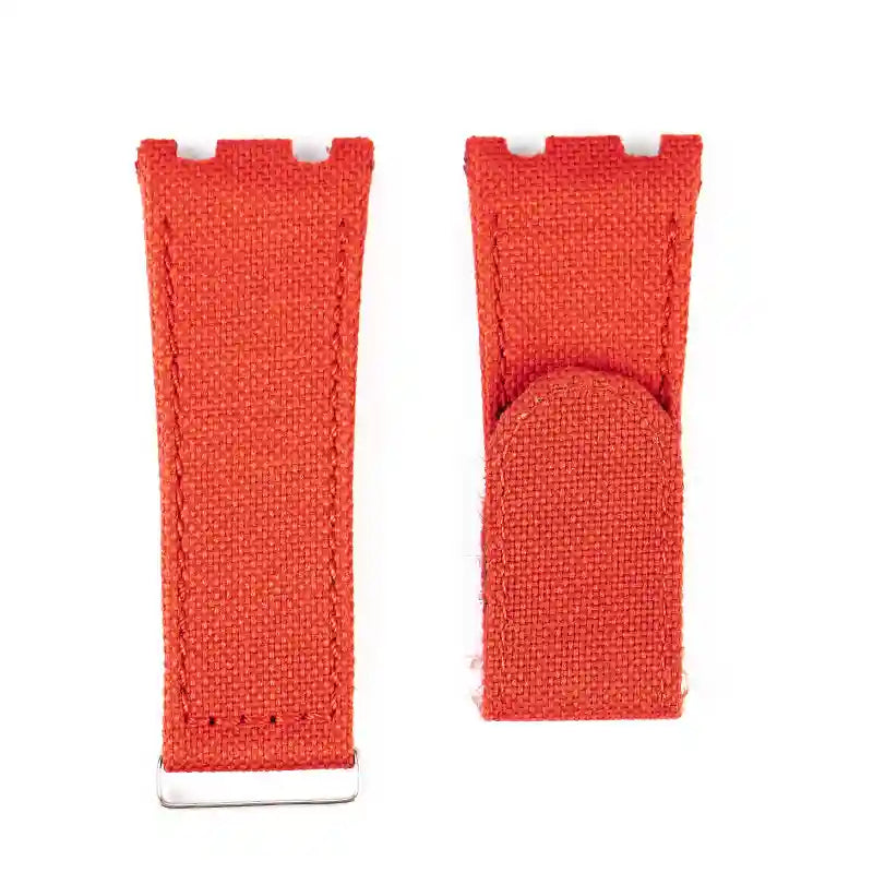 Custom Red Nylon Strap for AP Royal Oak Offshore 44