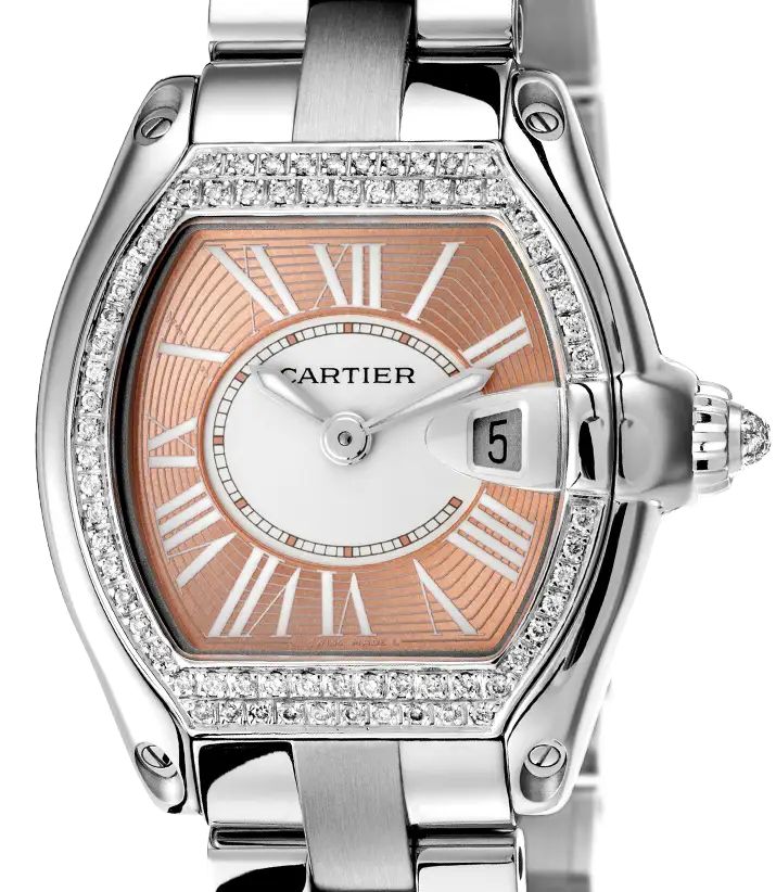 Close-Up view of Cartier Roadster Ladies W62054V3