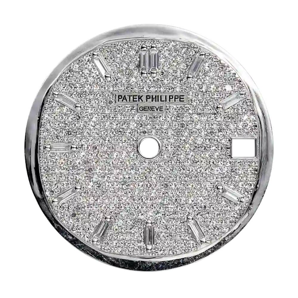 Diamond Dial Part Patek Philippe Nautilus 5711 Custom Diamond Set Dial - Shop Now