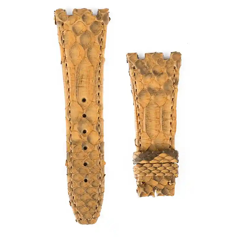 Custom gold python strap for AP Royal Oak 15300 15400