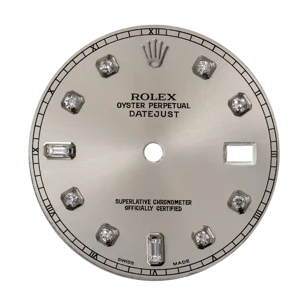 Buy Rolex Datejust 31mm Custom Silver/Diamond Hour Dial