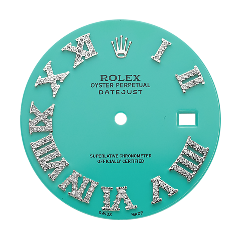 Custom Blue Dial/Diamonds for Rolex Datejust 41
