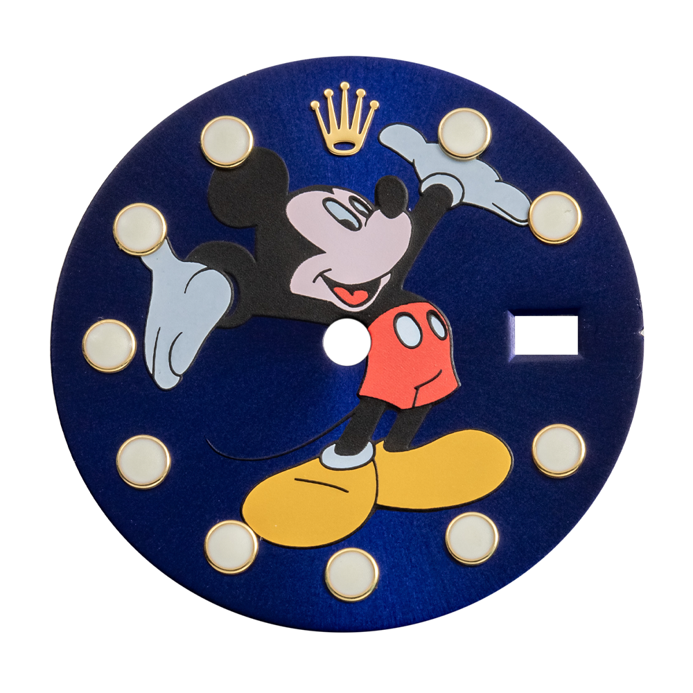 Custom Blue Mickey Mouse Dial for Rolex GMT-Master II