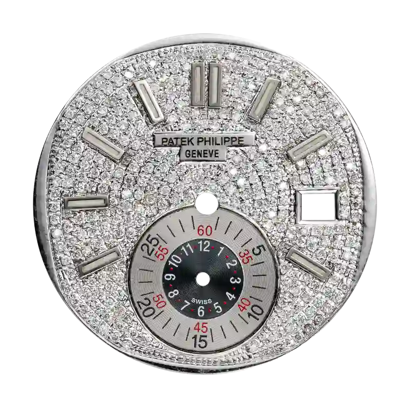 Custom Diamond Set Dial for Patek Philippe Nautilus 5980