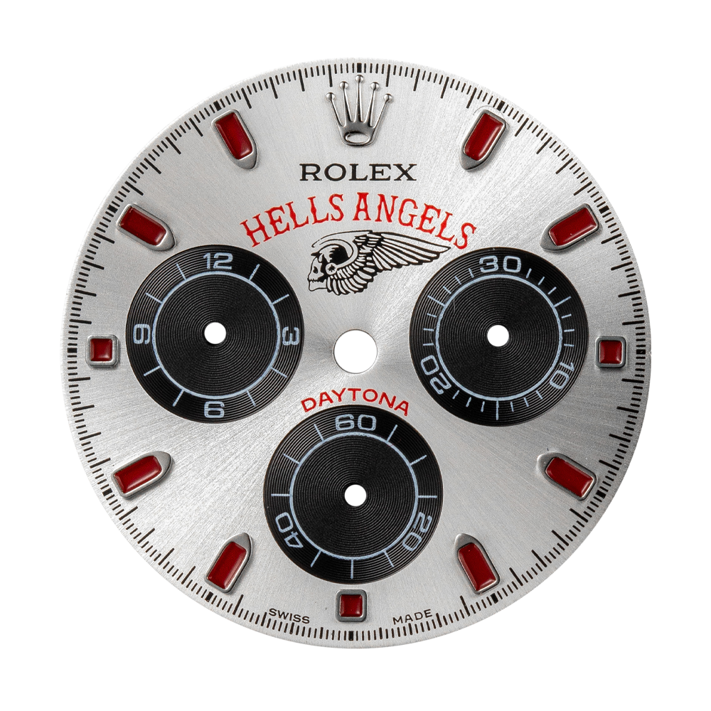 Custom Grey Hells Angels Dial for Rolex Daytona