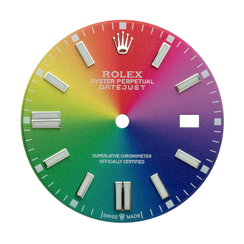 Custom Rainbow Dial for Rolex Datejust 41