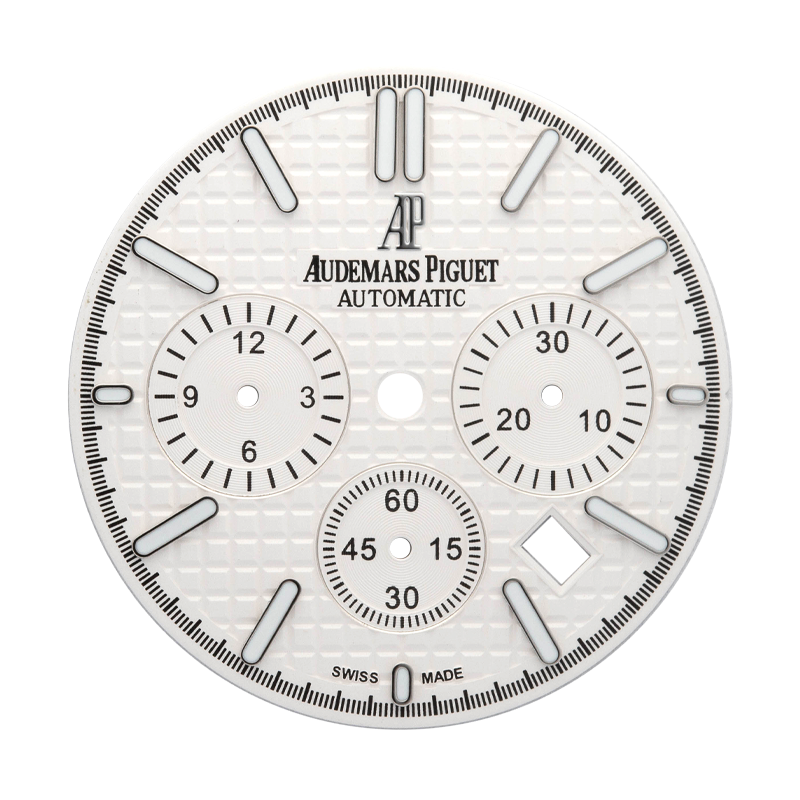 Custom White Dial for Audemars Piguet Royal Oak Chrono 41