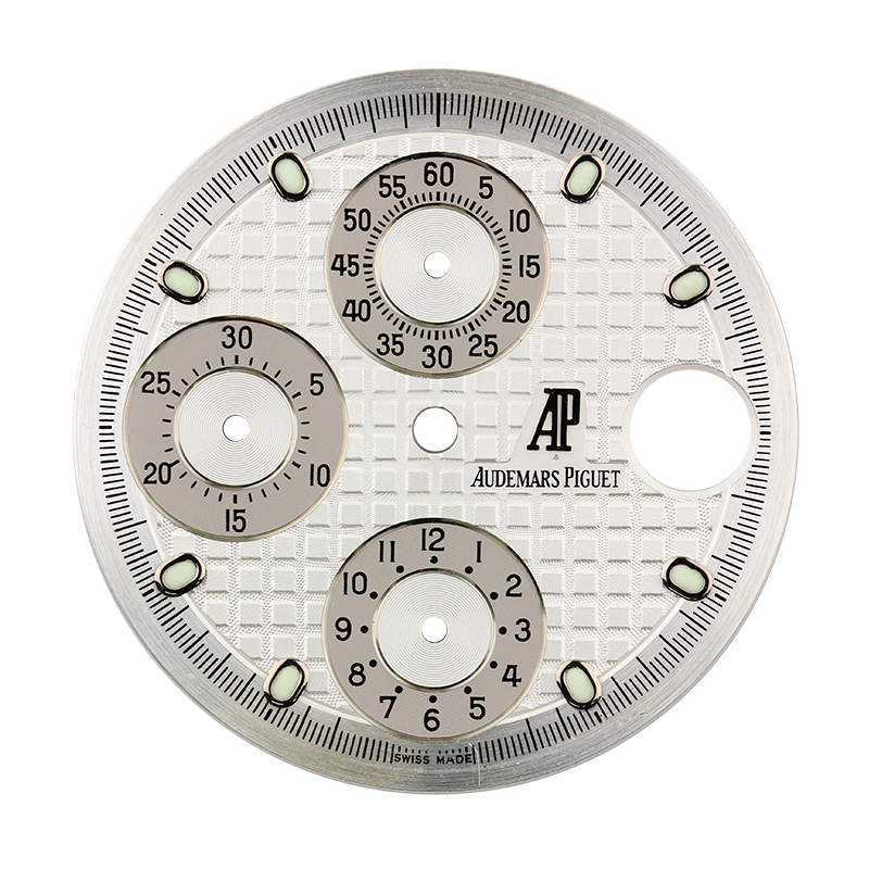 Audemars Piguet Royal Oak Offshore 42mm White Méga Tapisserie pattern Custom Dial