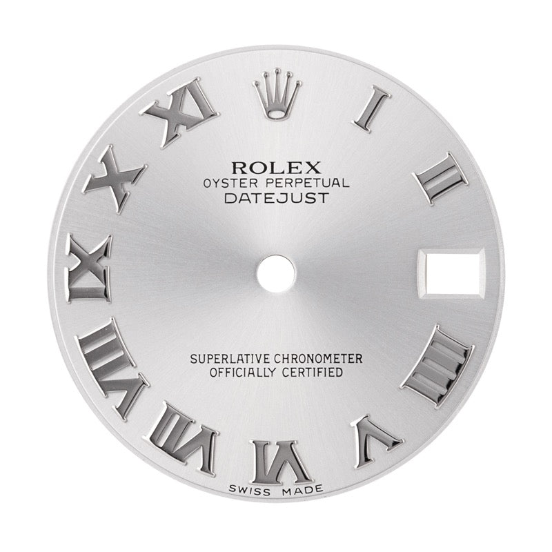 Factory Silver/Roman Dial for Rolex Datejust 31