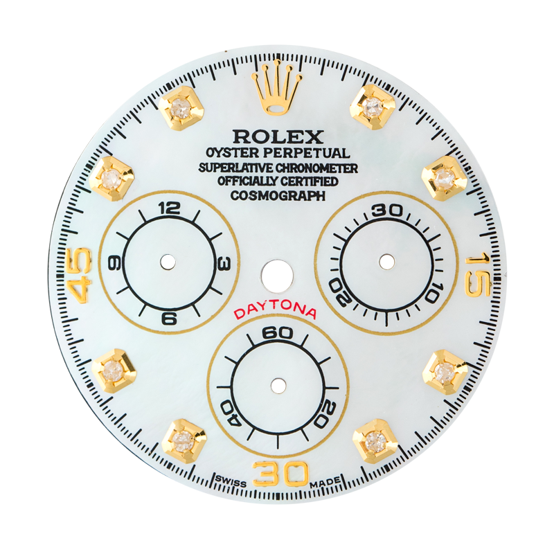 Rolex Daytona Custom White MOP/Diamonds Dial