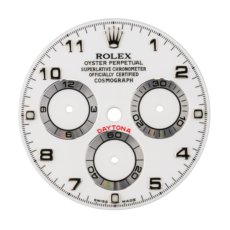 Rolex Daytona White/Arabic Numerals Original Factory Dial