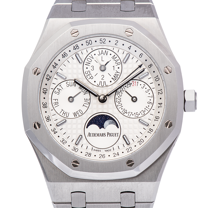 Audemars Piguet Royal Oak Perpetual Calender Steel White Dial 26574ST.OO.1220ST.01