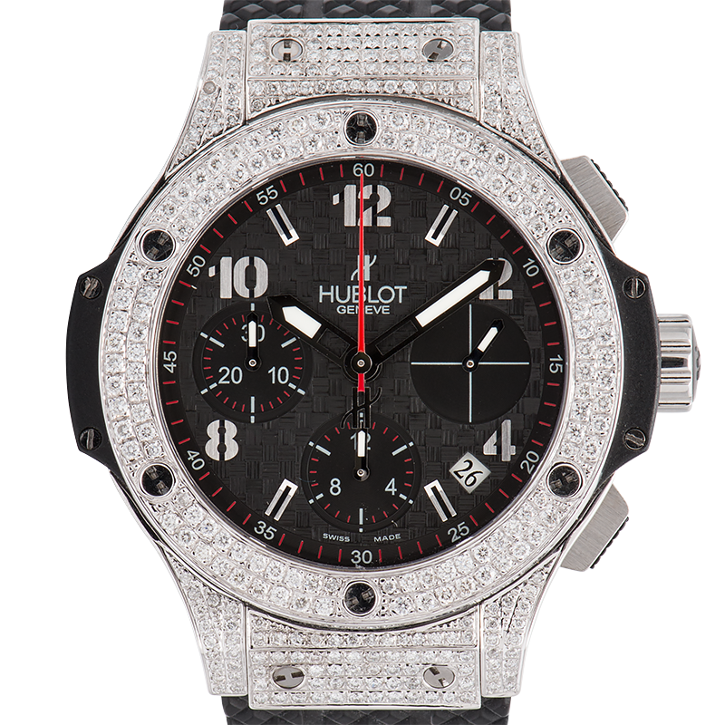 Hublot Big Bang Chronograph 41mm Steel Diamond Set Case/Bezel 341.SB.131.RX