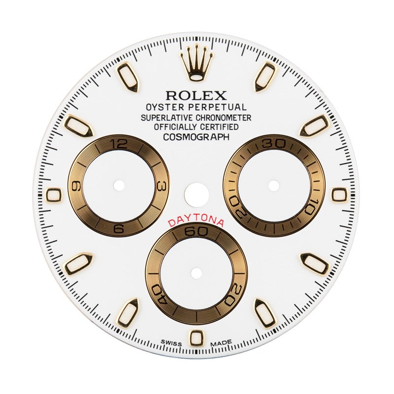 Factory Rolex Daytona White/Gold Dial