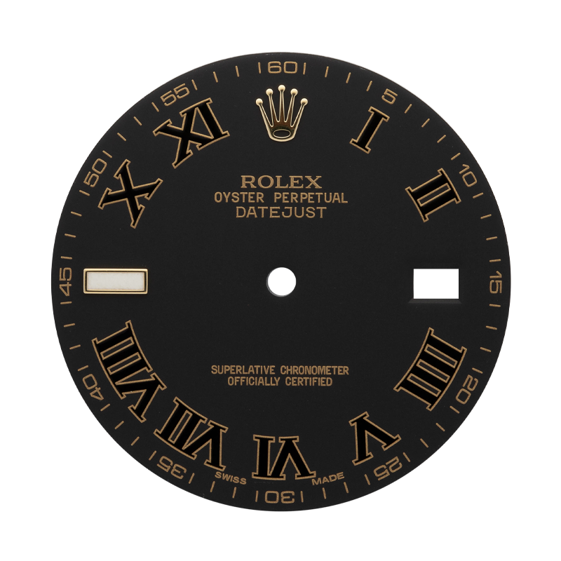 Factory Black dial for Rolex Datejust 41