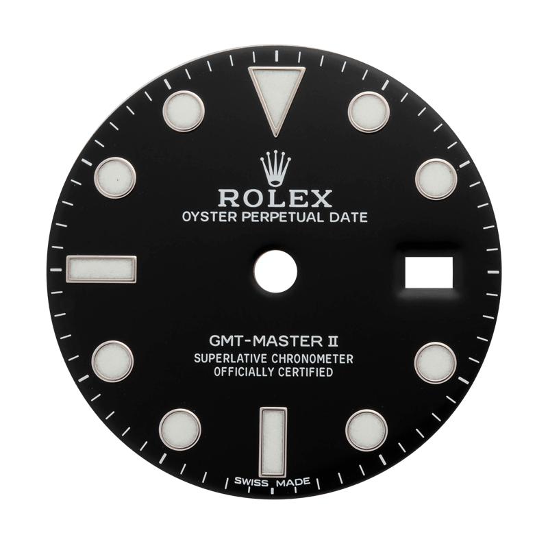 Factory Black Dial for Rolex GMT-Master II Batman