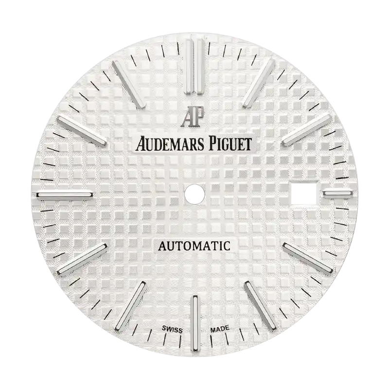 Factory Silver-toned Grande Tapisserie Dial for AP Royal Oak 41 