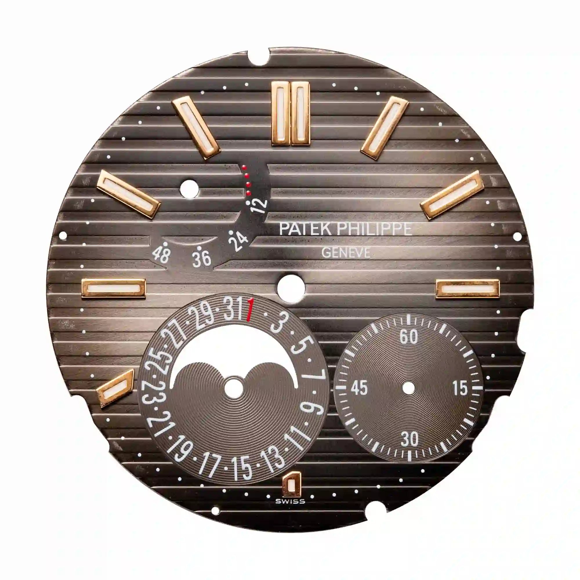 Full view - Factory Grey Dial for Patek Philippe Nautilus 5712R