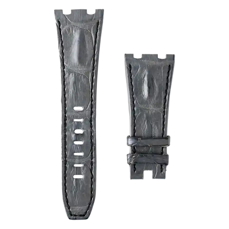 Genuine AP Hornback Grey Alligator Strap BR