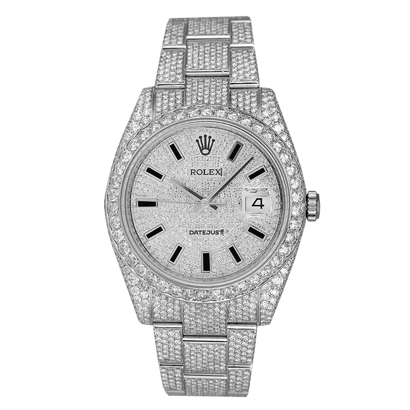 Custom Diamond Set Rolex Datejust 41 116300