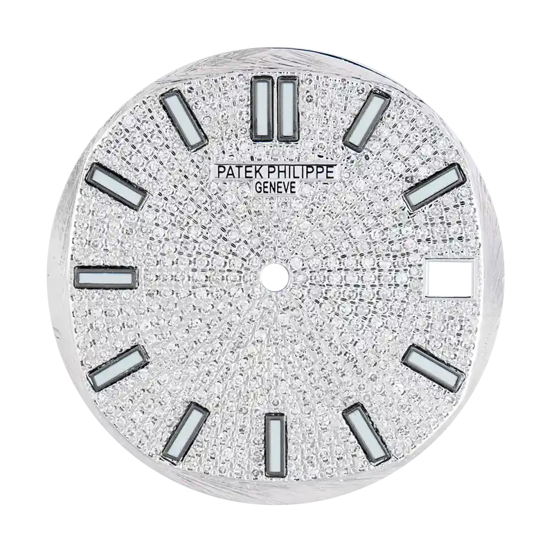 Patek Philippe 5711 Custom Pavé Diamond/Index Dial