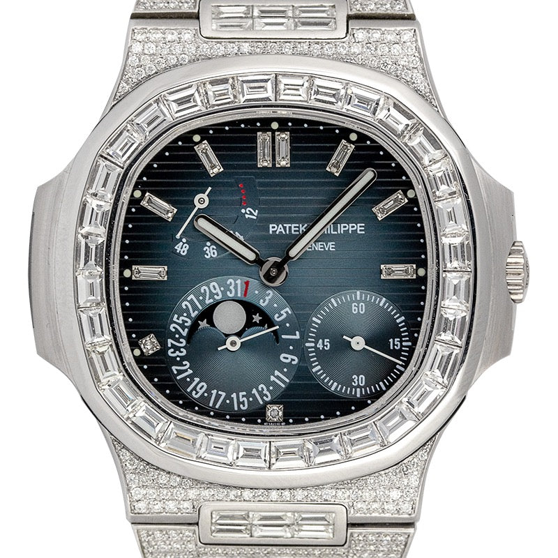 Custom Diamond Set Patek Philippe Nautilus 5712G