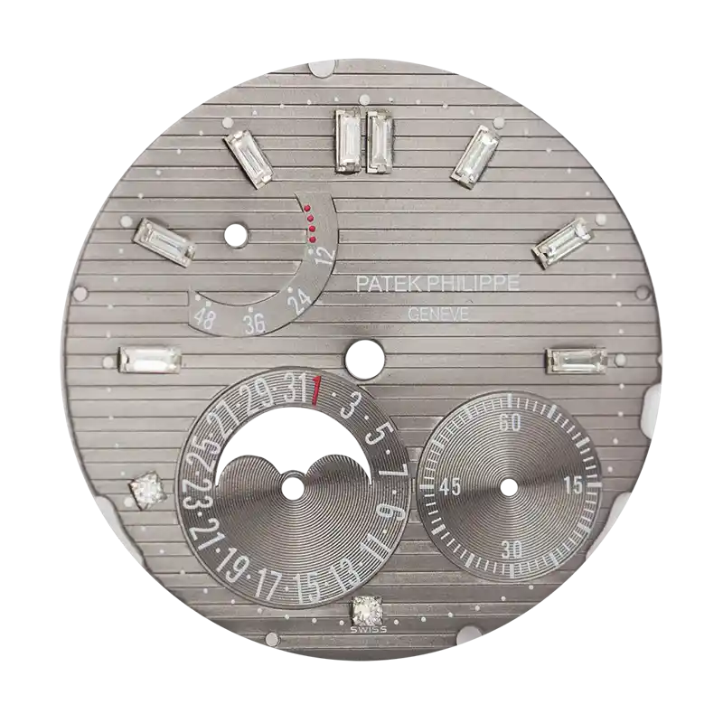 Patek Philippe Nautilus 5712 Light Gray/Diamonds Custom Dial
