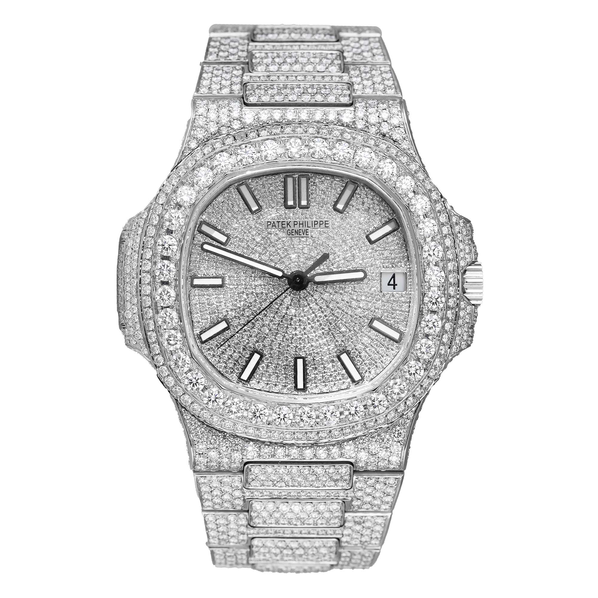 Custom Diamond Set Patek Philippe Nautilus 5711/1A-001