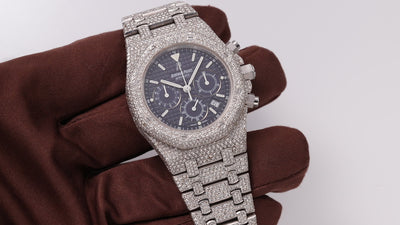 Preview video - AP Royal Oak Chronograph 39mm ref. 25860ST.OO.1110ST.01 with blue dial 