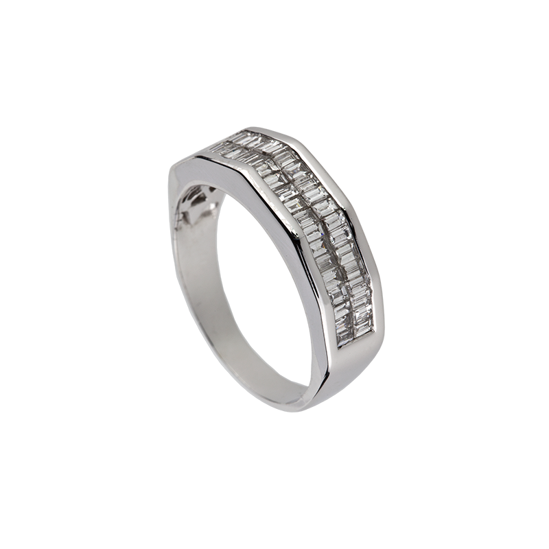 Tim4Diamonds Mens White Gold Ring