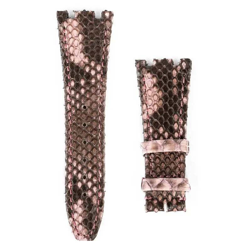Custom grape python strap for AP Royal Oak 15300 15400