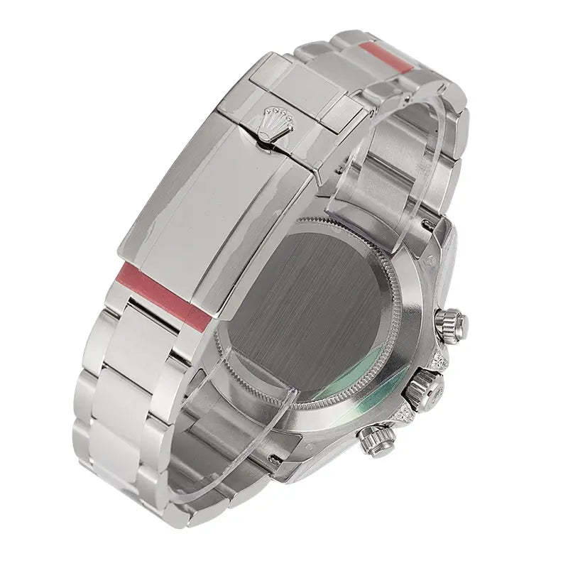Back view of Cosmograph Daytona 116509 with steel buckle