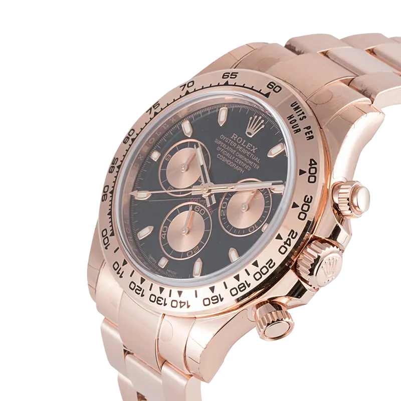 Side view of Daytona 116505 automatic movement with chronograph function