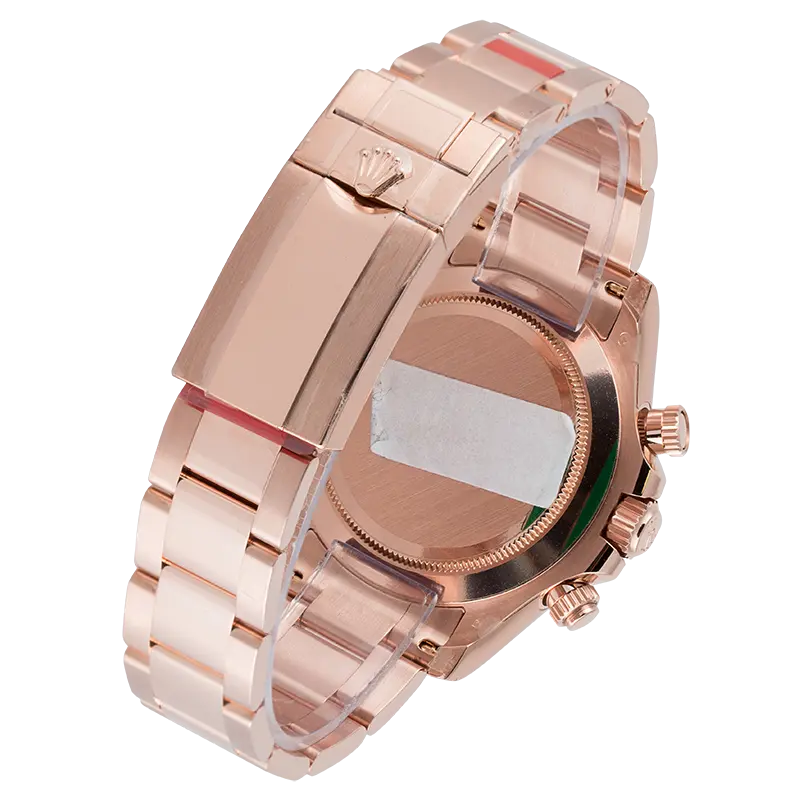 Back view of Daytona 116505 oyster bracelet with fold over clasp