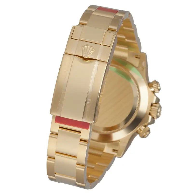 Back view of Cosmograph Daytona 116528  oyster bracelet with fold over clasp