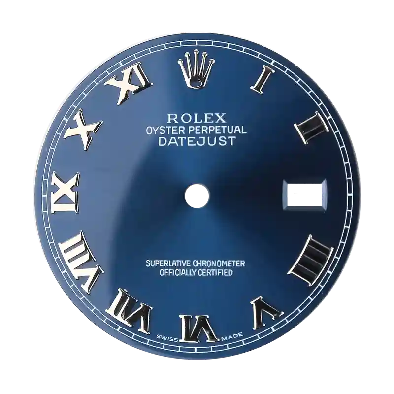 Rolex DateJust 36mm Blue/Roman Original Factory Dial